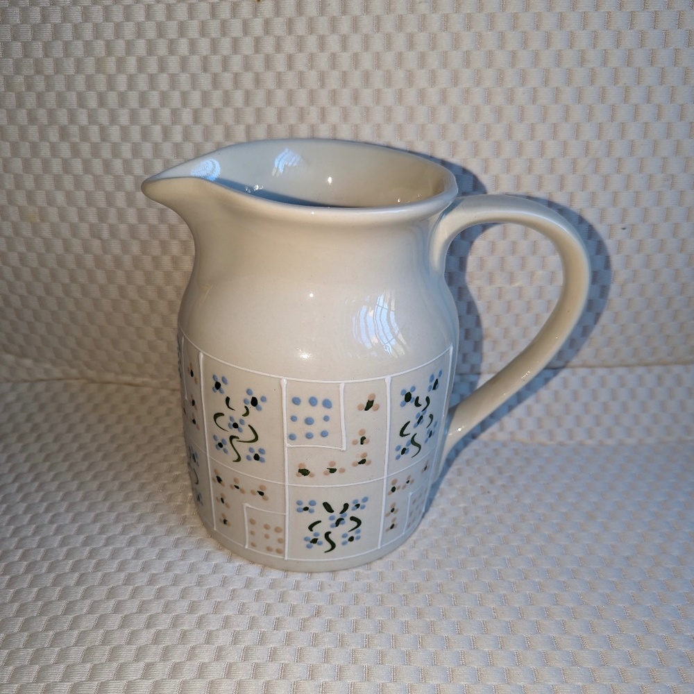 Ceramic Hand Painted Pitcher - Picture 2 of 9